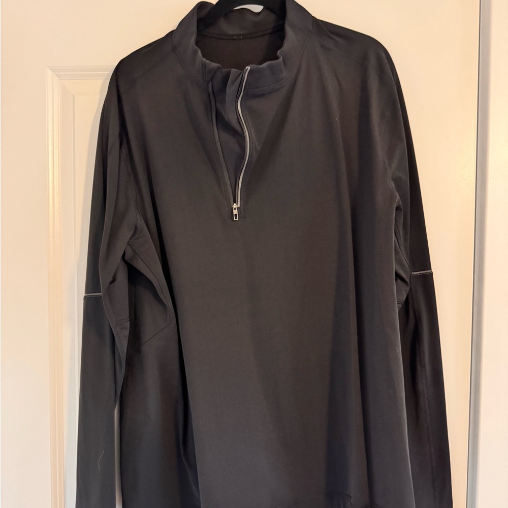 Lululemon Athletica Black Quarter-Zip Sweatshirt